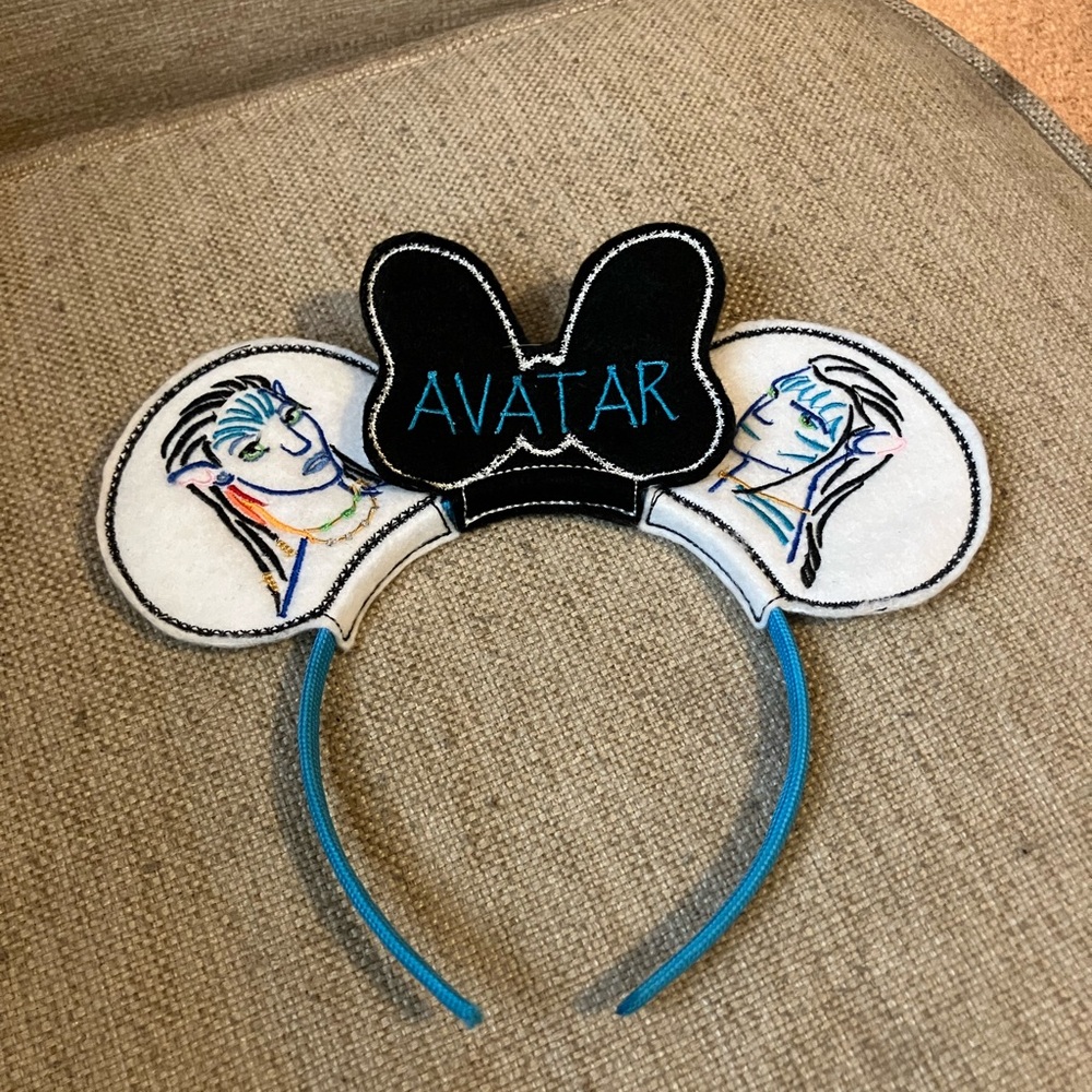 Disney avatar felt ears with bow